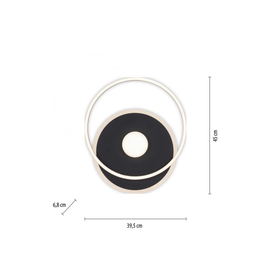 JUST LIGHT. 15046-18 - Dimbare LED plafondlamp DOMINO LED/26,5W/230V