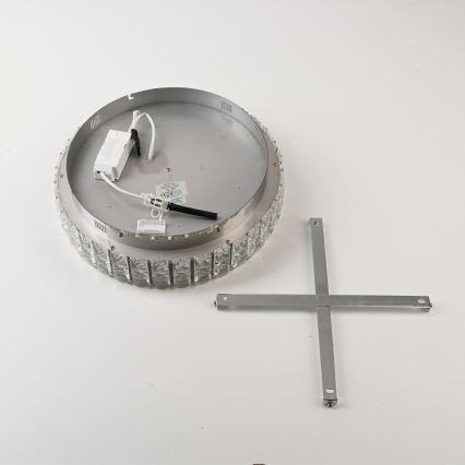 JUST LIGHT. 15092-17 - LED plafondlamp KULUNKA LED/33W/230V Ø 38 cm glanzend chroom
