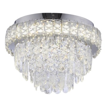 JUST LIGHT. 15092-17 - LED plafondlamp KULUNKA LED/33W/230V Ø 38 cm glanzend chroom