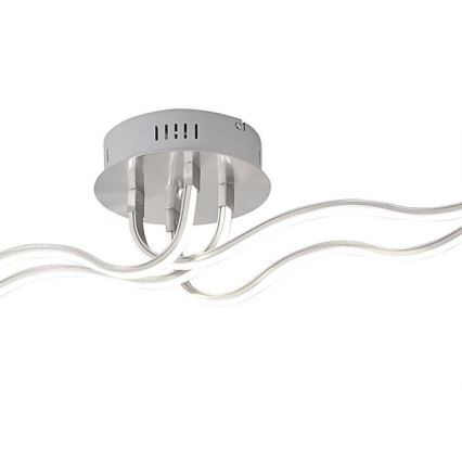 JUST LIGHT. 15126-55 - LED Bevestigde Hanglamp WAVE LED/29,4W/230V mat chroom