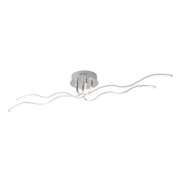 JUST LIGHT. 15126-55 - LED Bevestigde Hanglamp WAVE LED/29,4W/230V mat chroom