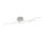 JUST LIGHT. 15126-55 - LED Bevestigde Hanglamp WAVE LED/29,4W/230V mat chroom