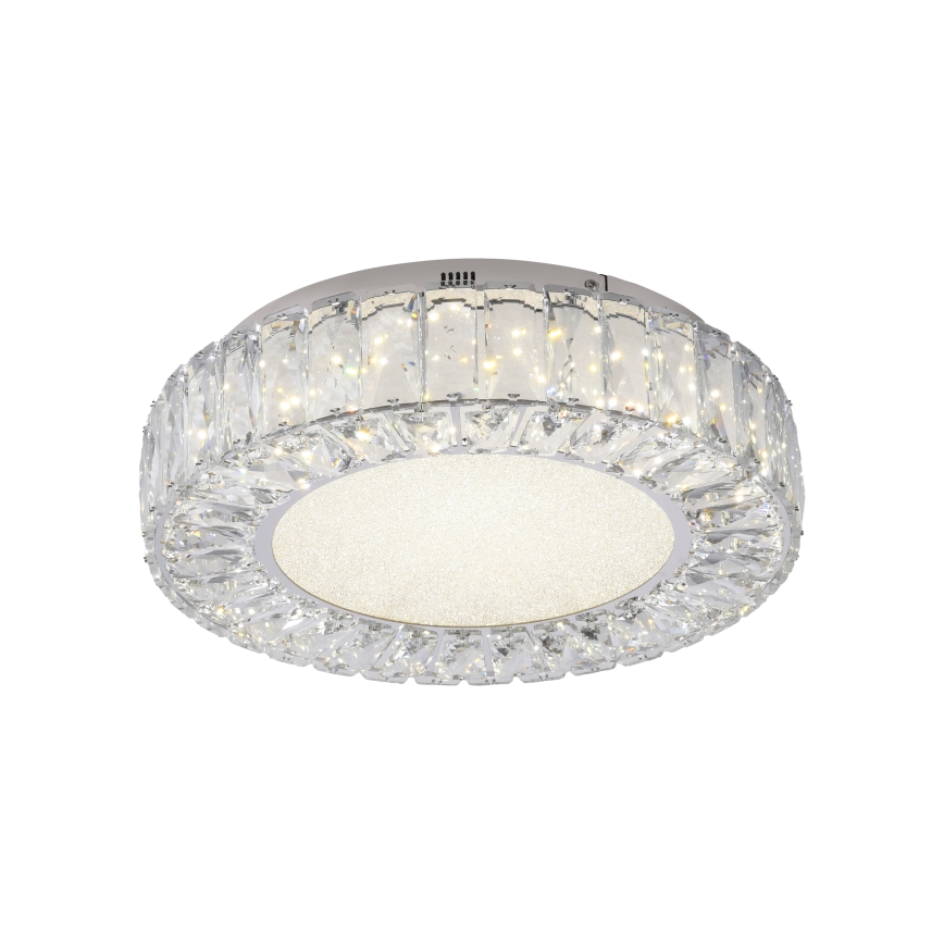 JUST LIGHT. 15221-17 - LED-plafondlamp KULUNKA LED/32W/230V Ø 37 cm glanzend chroom