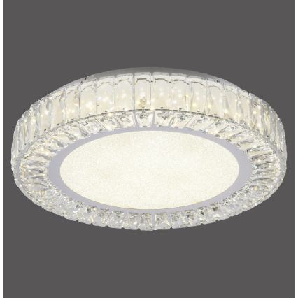 JUST LIGHT. 15222-17 - LED-plafondlamp KULUNKA LED/46W/230V Ø 50 cm glanzend chroom