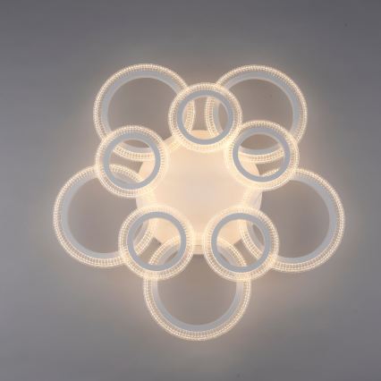 JUST LIGHT. 15268-16 - LED Plafondlamp CRYSTALLO LED/48,5W/230V Ø 68,6 cm wit