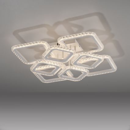 JUST LIGHT. 15269-16 - LED plafondlamp CRYSTALLO LED/43,5W/230V 49x49 cm wit
