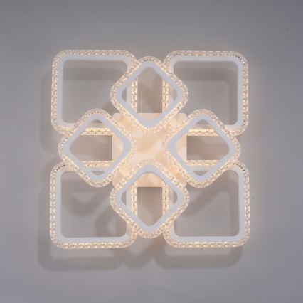 JUST LIGHT. 15269-16 - LED plafondlamp CRYSTALLO LED/43,5W/230V 49x49 cm wit