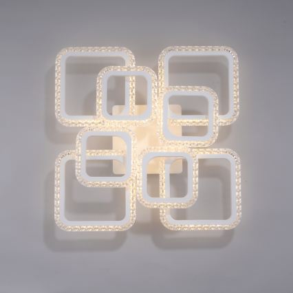 JUST LIGHT. 15269-16 - LED plafondlamp CRYSTALLO LED/43,5W/230V 49x49 cm wit