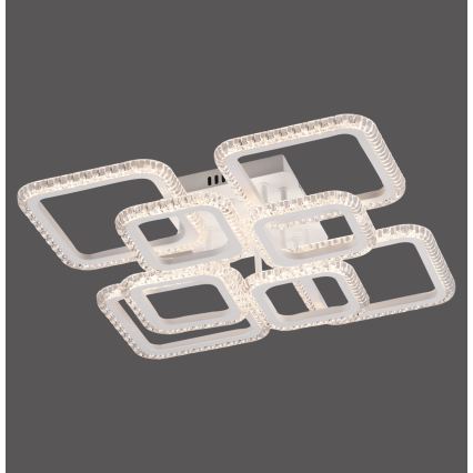 JUST LIGHT. 15269-16 - LED plafondlamp CRYSTALLO LED/43,5W/230V 49x49 cm wit