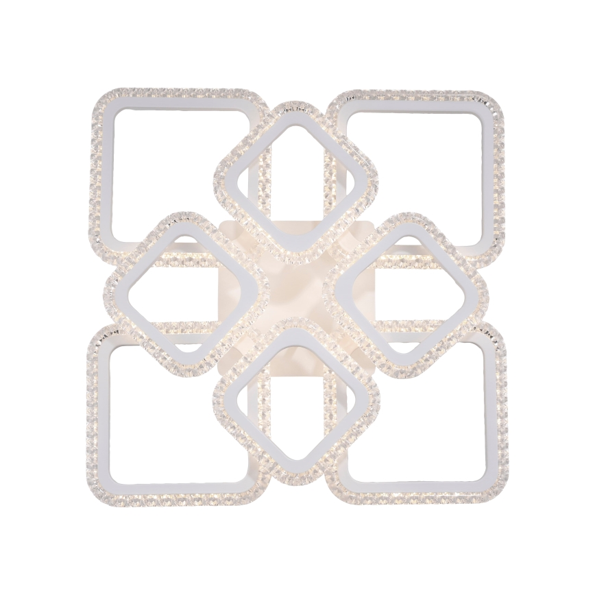 JUST LIGHT. 15269-16 - LED plafondlamp CRYSTALLO LED/43,5W/230V 49x49 cm wit