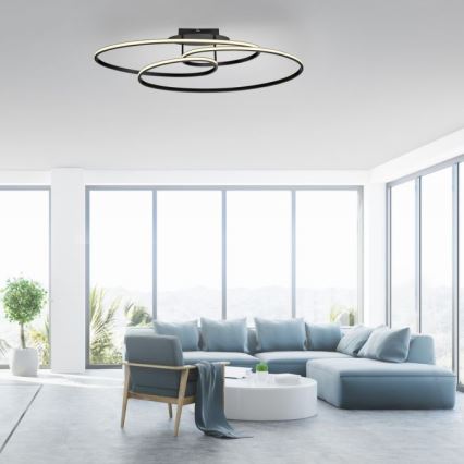 JUST LIGHT. 15321-18 - LED Plafondlamp LUMACA LED/33W/230V zwart