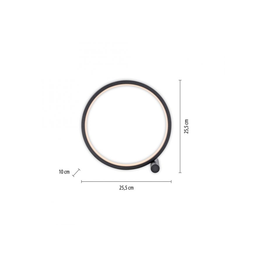 JUST LIGHT. 15395-18 - LED Tafellamp MINI RITUS LED/10,5W/230V zwart