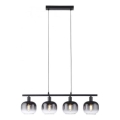 JUST LIGHT. 15421-18 - Hanglamp aan een koord ZEA 4xE14/25W/230V zwart