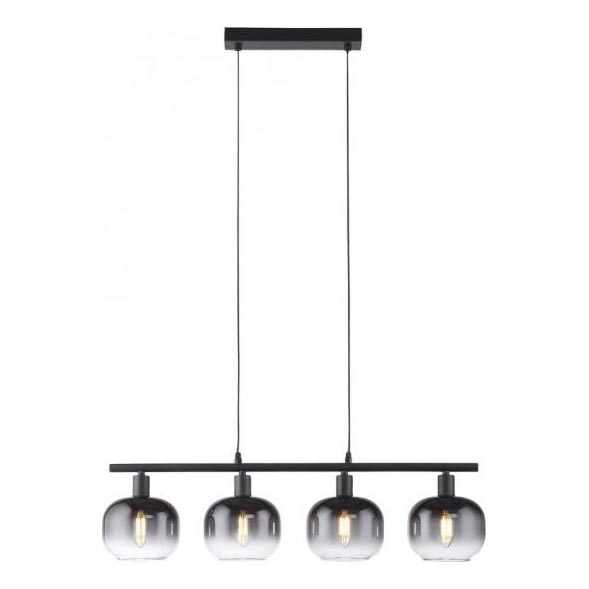 JUST LIGHT. 15421-18 - Hanglamp aan een koord ZEA 4xE14/25W/230V zwart