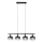 JUST LIGHT. 15421-18 - Hanglamp aan een koord ZEA 4xE14/25W/230V zwart
