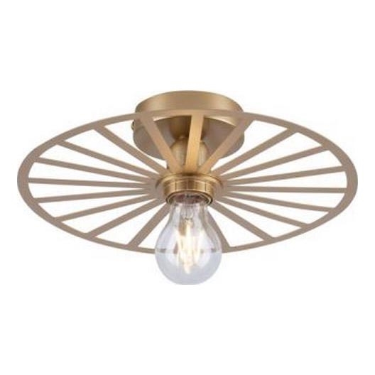 JUST LIGHT. 15635-60 - Plafondlamp SPIKE 1xE27/40W/230V diameter 30 cm messing
