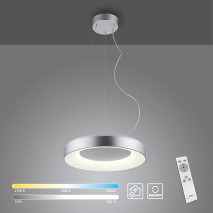 JUST LIGHT. 17075-21 - Dimbare LED hanglamp aan een koord KETO ANIKA LED/26,5W/230V 2700-5000K + afstandsbediening