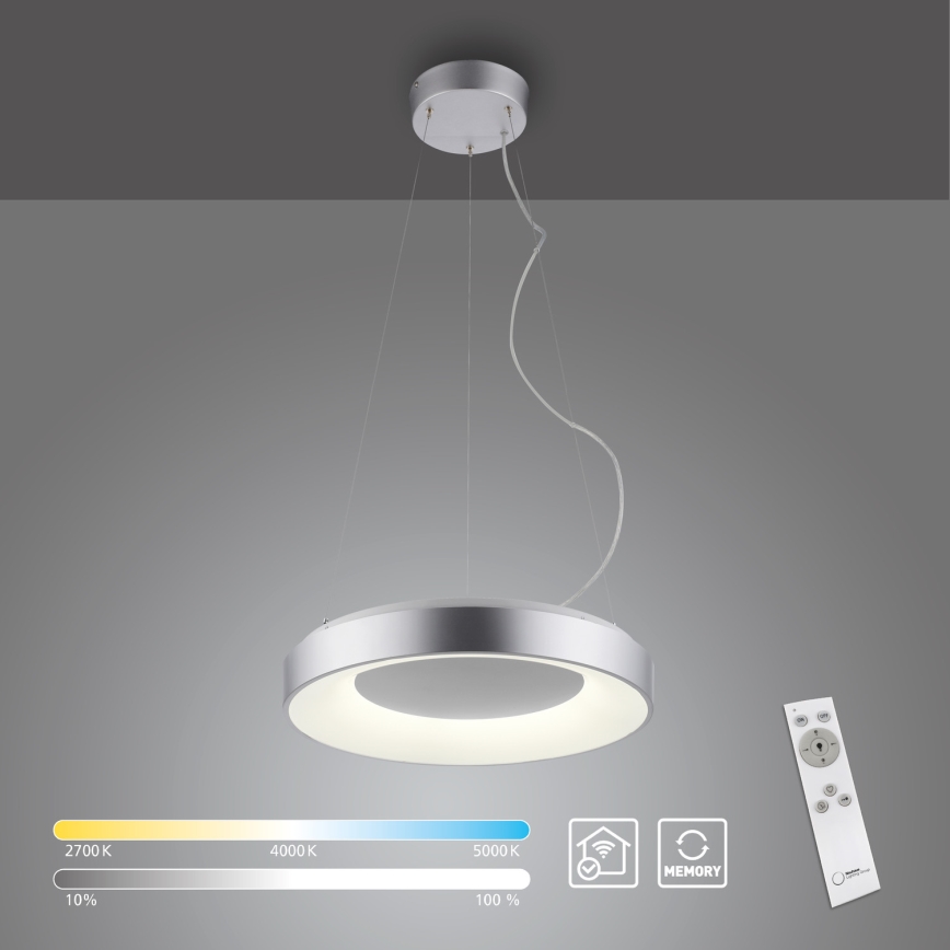 JUST LIGHT. 17075-21 - Dimbare LED hanglamp aan een koord KETO ANIKA LED/26,5W/230V 2700-5000K + afstandsbediening