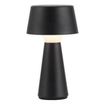 JUST LIGHT. 19260-18 - LED dimbare touch buitenlamp ABERA LED/3W/3,7V 2000 mAh USB IP54 zwart