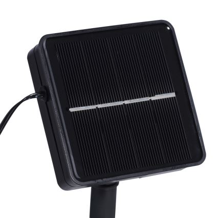 JUST LIGHT. 19971-18 - LED RGB-zonnestrip TEANIA LED/3,7V 5 m 1200 mAh IP44 zwart