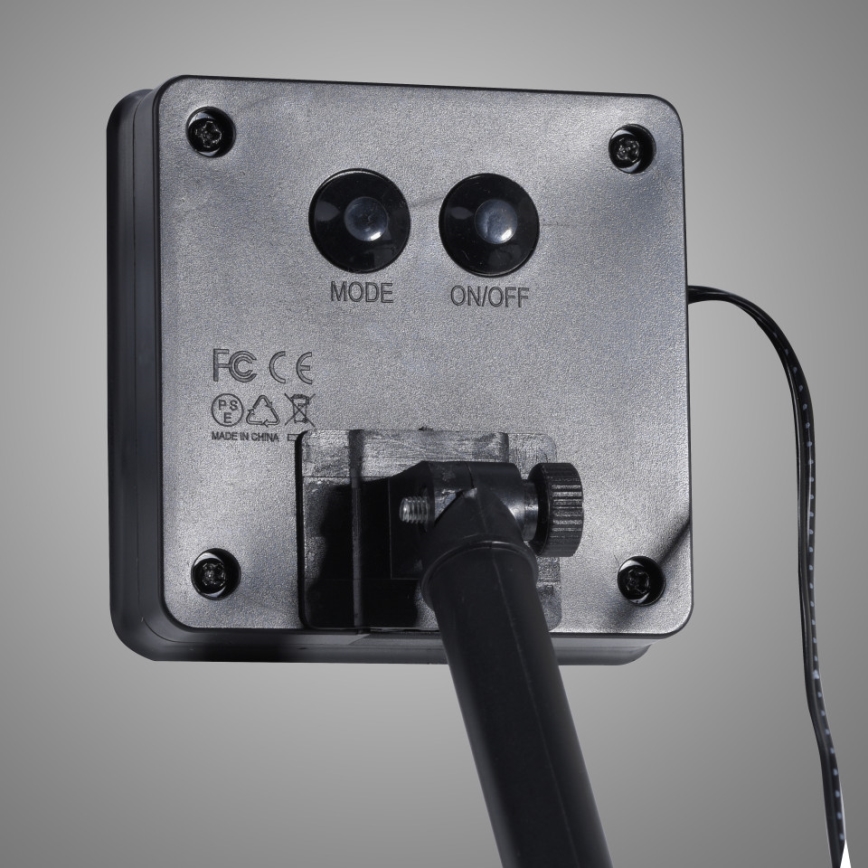 JUST LIGHT. 19971-18 - LED RGB-zonnestrip TEANIA LED/3,7V 5 m 1200 mAh IP44 zwart