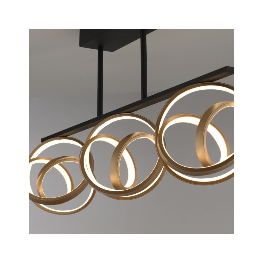 JUST LIGHT. 6245-18 - Dimbare LED bevestigde hanglamp LOOP 3xLED/11W/230V 2700-5000K + afstandsbediening