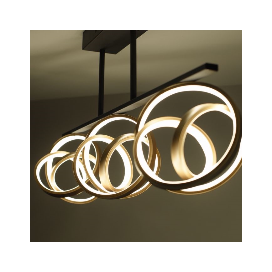 JUST LIGHT. 6245-18 - Dimbare LED bevestigde hanglamp LOOP 3xLED/11W/230V 2700-5000K + afstandsbediening