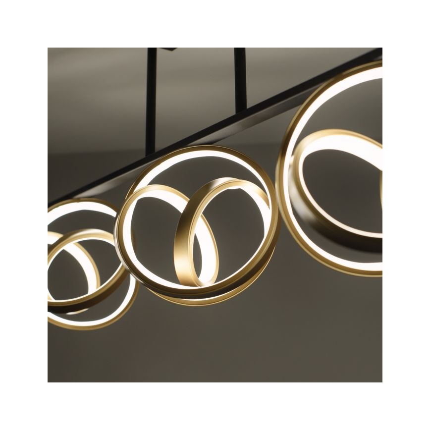 JUST LIGHT. 6245-18 - Dimbare LED bevestigde hanglamp LOOP 3xLED/11W/230V 2700-5000K + afstandsbediening