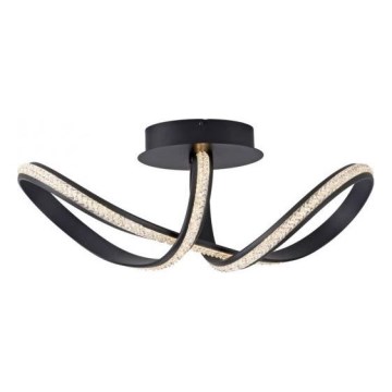 JUST LIGHT. 8475-18 - Dimbare LED bevestigde hanglamp BRILLA LED/29W/230V zwart
