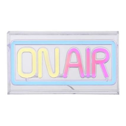 JUST LIGHT. 85013-70 - LED Neon tafel decoratie NEON LED/4W/5V On Air