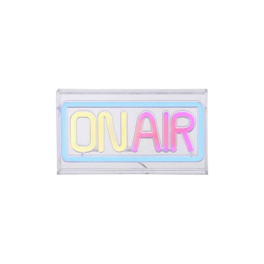JUST LIGHT. 85013-70 - LED Neon tafel decoratie NEON LED/4W/5V On Air