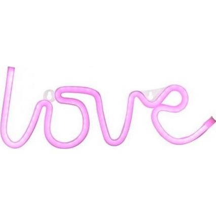 JUST LIGHT. 85021-87 - LED Neon-wanddecoratie NEON LED/6,5W/5V Love