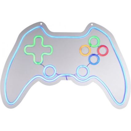 JUST LIGHT. 85022-70 - LED-neon muurdecoratie NEON LED/6,5W/5V voor gamers