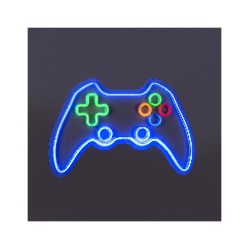 JUST LIGHT. 85022-70 - LED-neon muurdecoratie NEON LED/6,5W/5V voor gamers