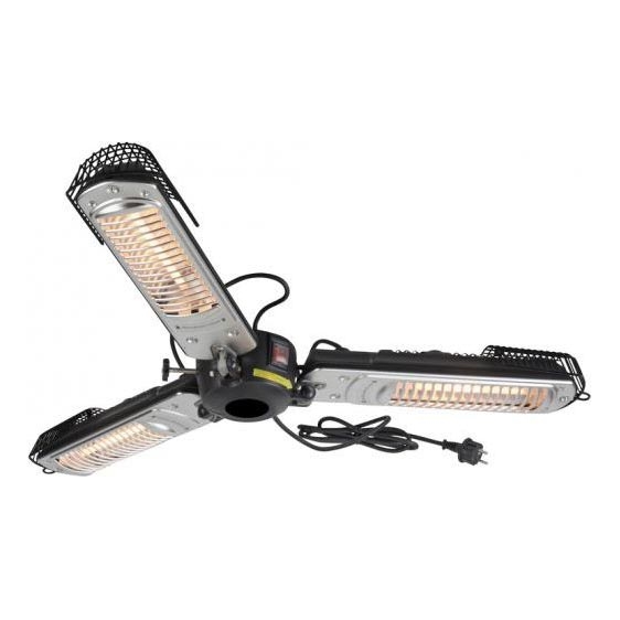 JUST LIGHT. 99513-18 - Verwarmingselement voor buiten GLOW 3x650W/1300W/2000W/230V IP34