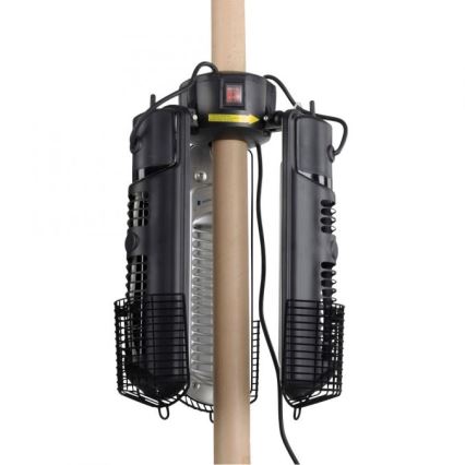 JUST LIGHT. 99513-18 - Verwarmingselement voor buiten GLOW 3x650W/1300W/2000W/230V IP34