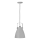 JUST LIGHT. L11160-16 - Hanglamp aan een koord EVA 1xE27/60W/230V diameter 26,5 grijs