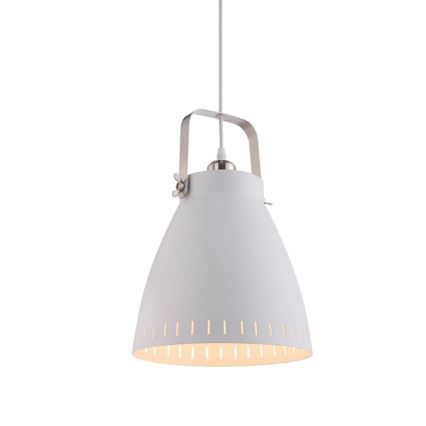 JUST LIGHT. L11160-16 - Hanglamp aan een koord EVA 1xE27/60W/230V diameter 26,5 grijs