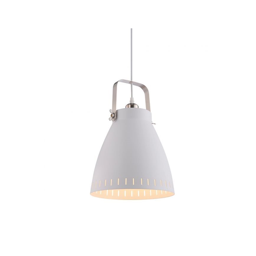 JUST LIGHT. L11160-16 - Hanglamp aan een koord EVA 1xE27/60W/230V diameter 26,5 grijs