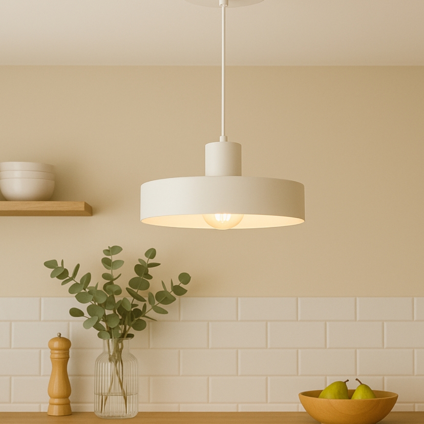 Kabelhanglamp ARCANE 1xE27/60W/230V, wit