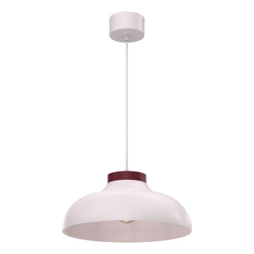 Kabelhanglamp BASCA 1xE27/15W/230V crème/bordeaux