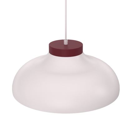 Kabelhanglamp BASCA 1xE27/15W/230V crème/bordeaux