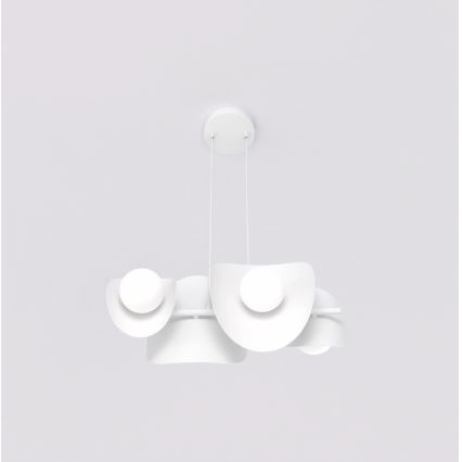 Kabelhanglamp ELEMENTI 4xG9/8W/230V wit