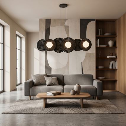 Kabelhanglamp UMBRA 6xG9/8W/230V zwart