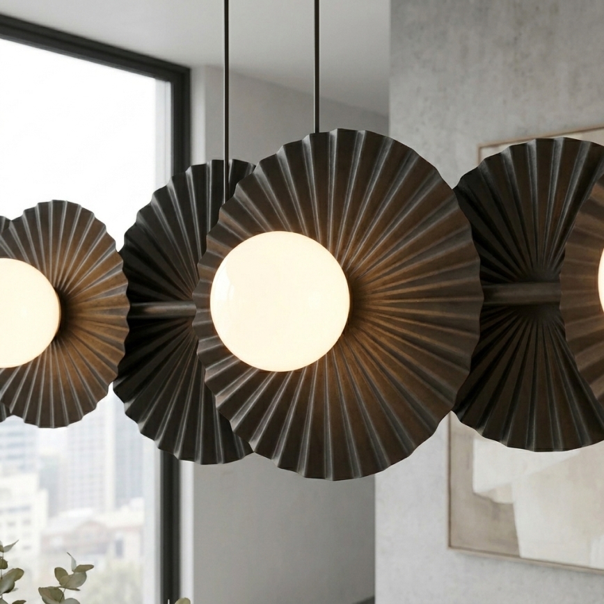 Kabelhanglamp UMBRA 6xG9/8W/230V zwart