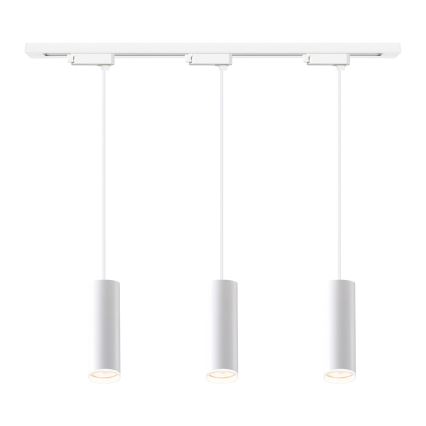 Kabelhanglamp voor het PIPE-railsysteem 3xGU10/10W/230V, wit