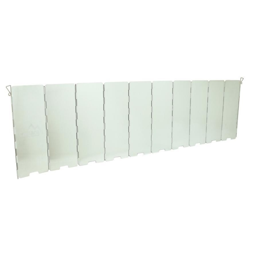 Kachel windscherm 24x83cm mat chroom