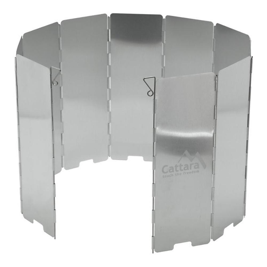 Kachel windscherm 24x83cm mat chroom