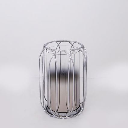 Kandelaar 26x19 cm zilver