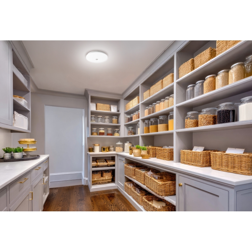 LED plafondlamp met bewegings- en schemersensor FOGLER LED/12W/230V Ø 28 cm